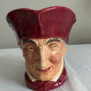 Royal Doulton character jug Pitcher “Cardinal.” Mint condition 1930 Vintage